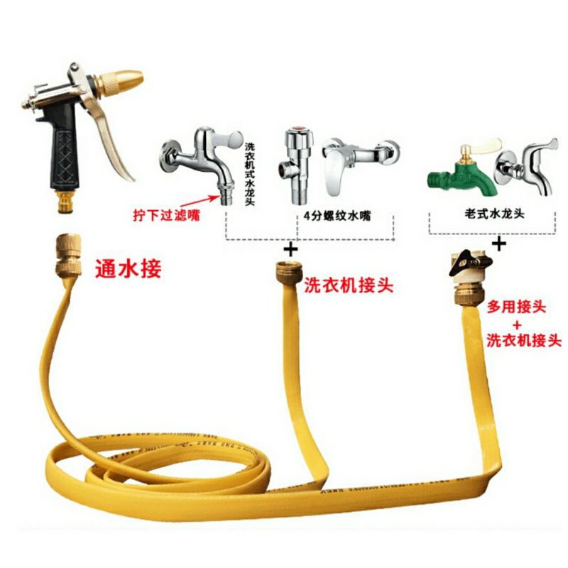 Semprotan Cuci Mobil/Selang Taman Panjang/Selang Cuci Motor/Selang Steam Mobil Motor