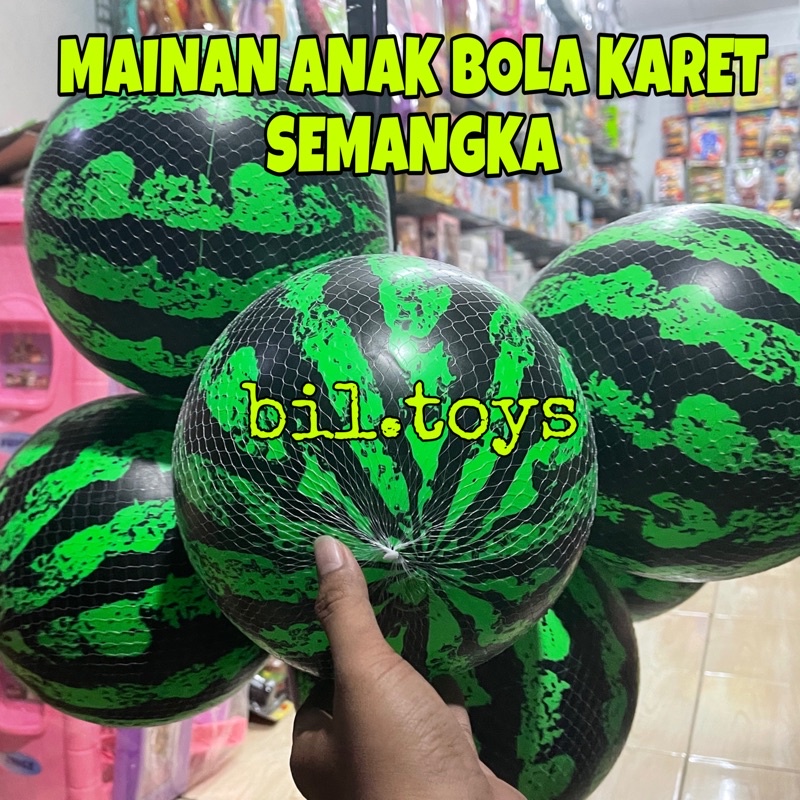 MAINAN ANAK BOLA SEMANGKA KARET HARGA GROSIR TERMURAH