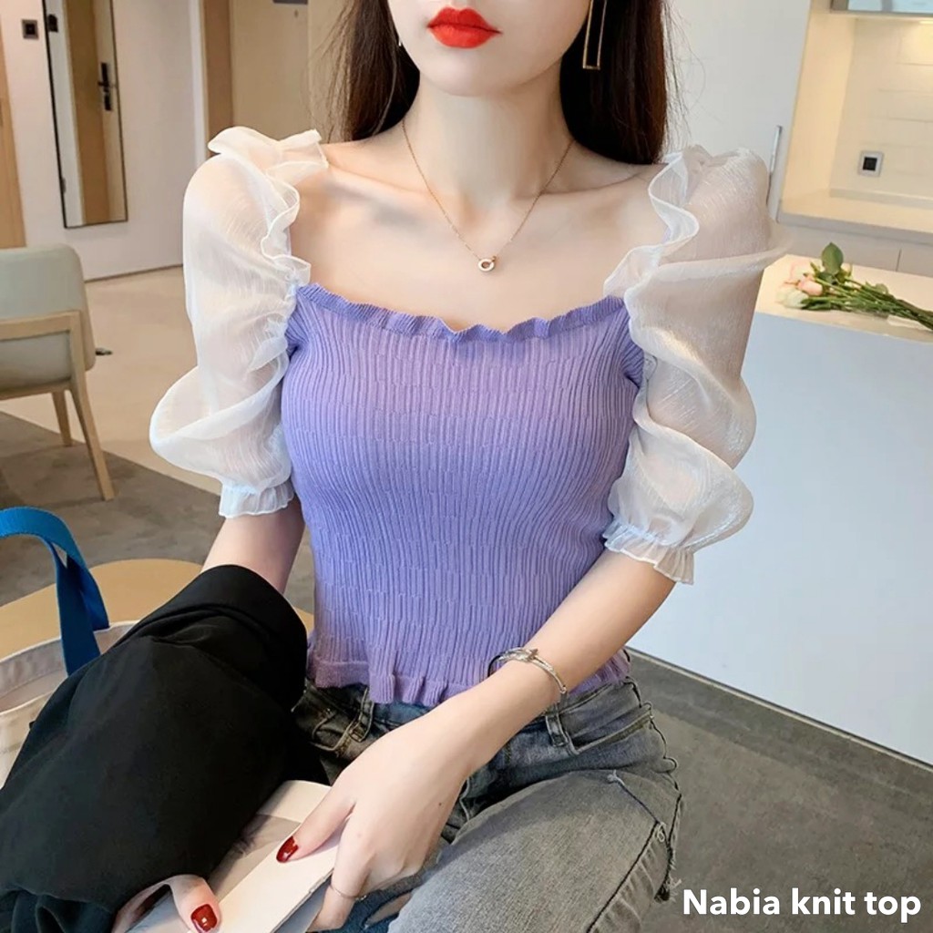 Nabia knit top -Thejanclothes