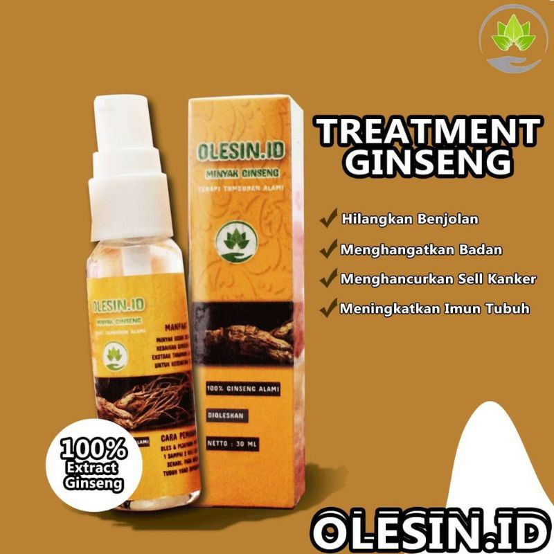 OLESIN ID ASLI MINYAK TREATMENT GINGSENG OBAT KELENJAR GETAH BENING ASLI ATASI PENYAKIT AMBEIEN BISU