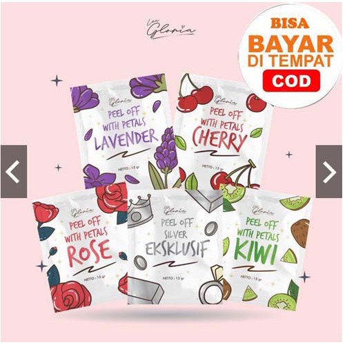 [BPOM] Masker PEEL OFF WITH PETALS BY LEA GLORIA ISI 15 GRAM