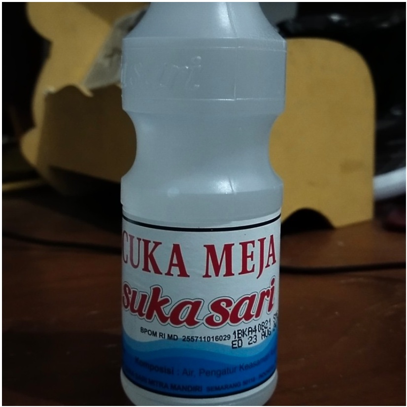 

Cuka Meja Sukasari Isi 210 mili