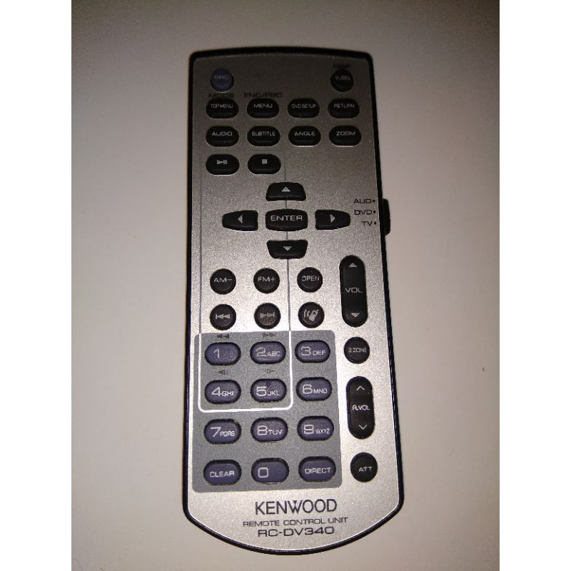 remot tape head unit original kenwood double din/dvd
