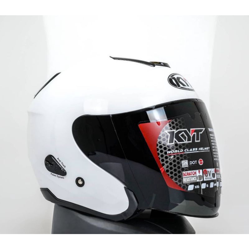 Jual Visor Kaca Helm Kyt Kyoto Dark Smoke Original Shopee Indonesia