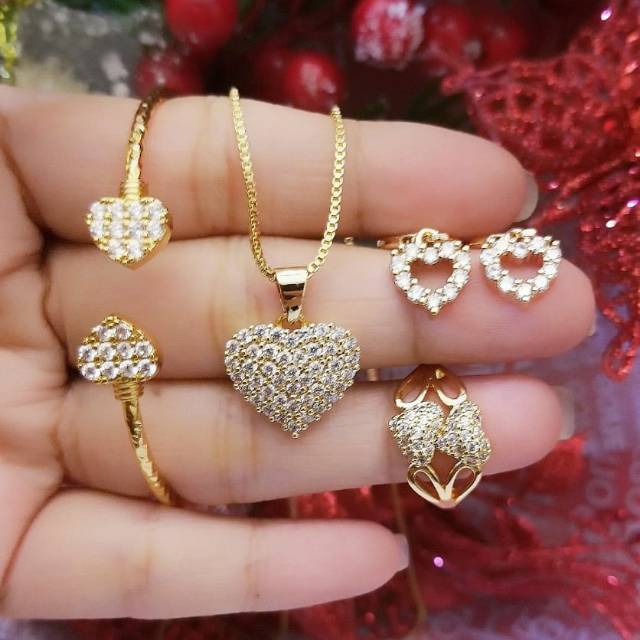 Xuping set perhiasan lapis emas 24k