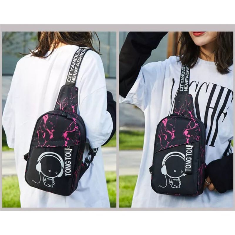 Waistbag Tas Selempang Pria Wanita Tas Keren Tas Fashion Tas Murah