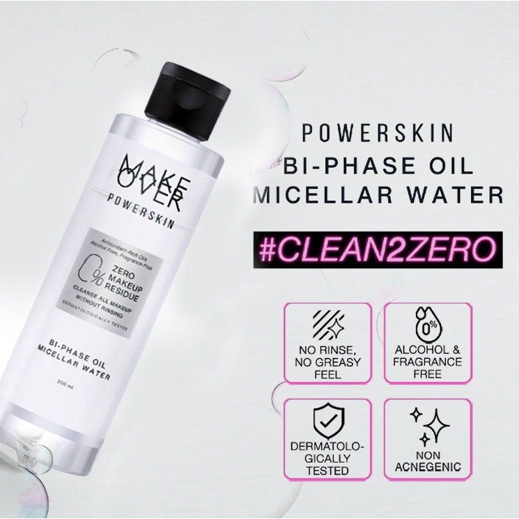 Make Over Powerskin Bi-Phase Oil Micellar Water