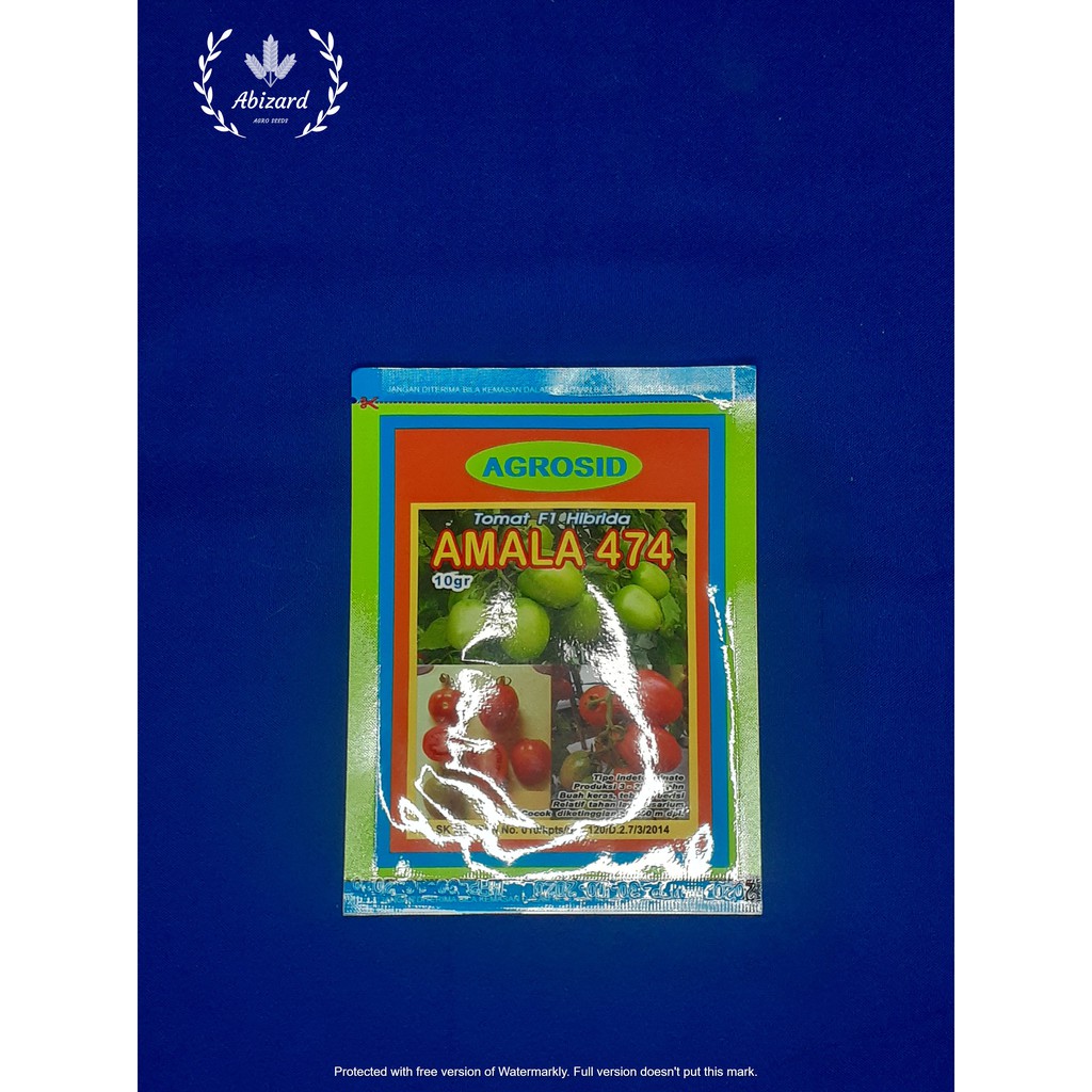 BENIH BIBIT TOMAT AMALA 10 GRAM ORIGINAL Pack