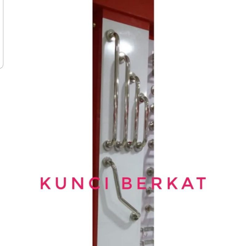 Pegangan Bath Up/Pegangan Kamar Mandi/Grab Bar/Ss/Stainless/30cm