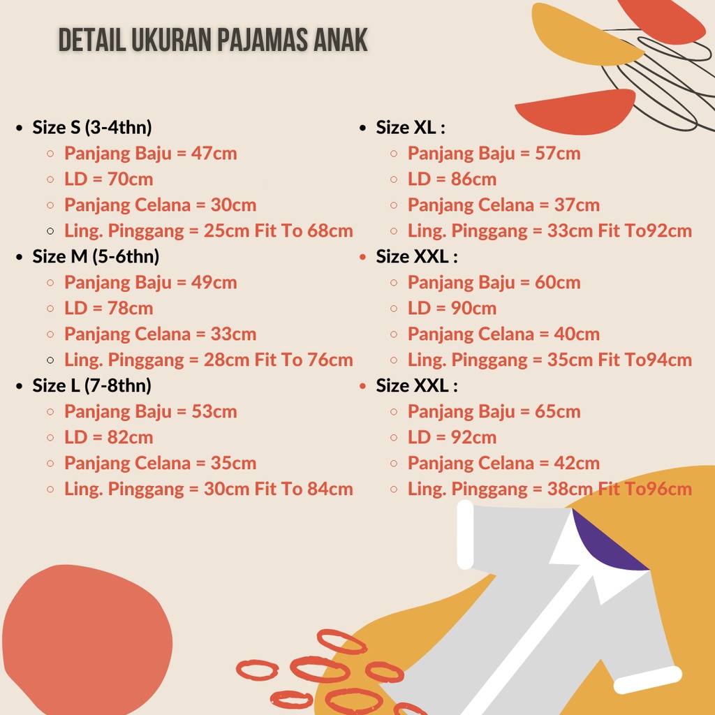 FREYA Setelan Celana Pendek Anak By. Ademin.Co | Pajamas Piyama Anak