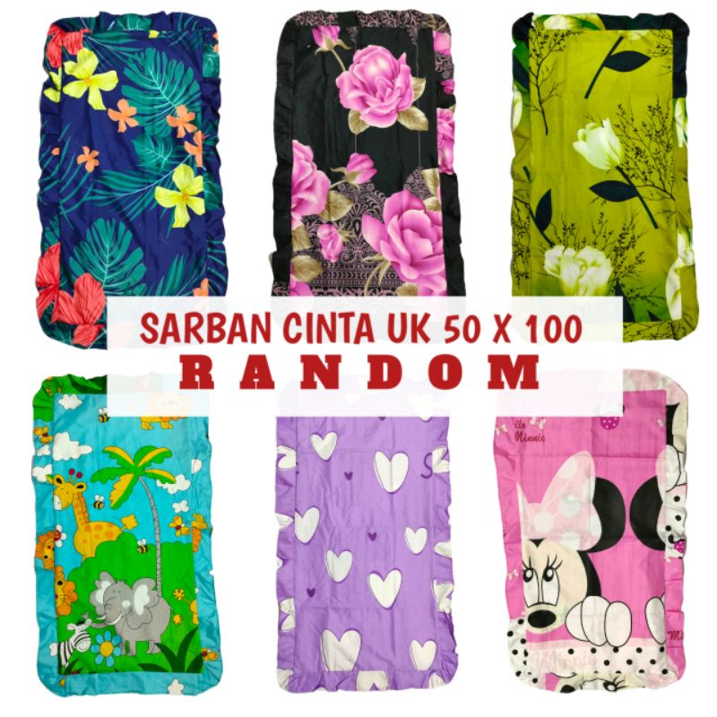 Sarung Bantal Cinta Ukuran 50 x 100