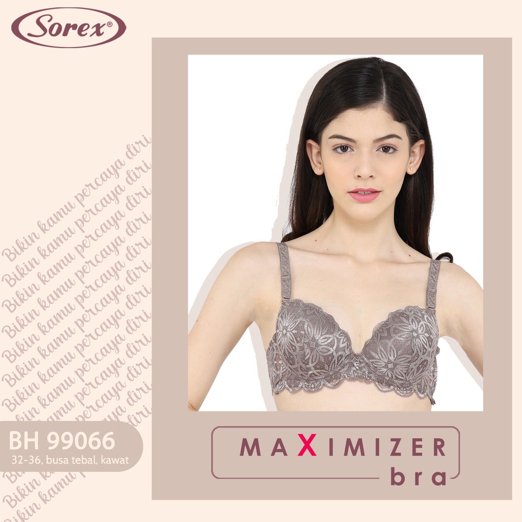 Bra BH busa tebal Renda 99066 Sorex Push up