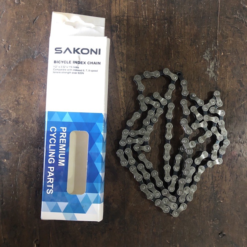 Rantai Sepeda Sakoni 6 7 8 speed 116 Links balap MTB Minion