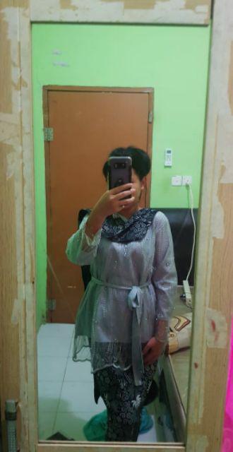 Wou Batik Couple Savana Ruffle Batik Couple Ori Ndoro Jowi Dnt Garansi Termurah - Bs117