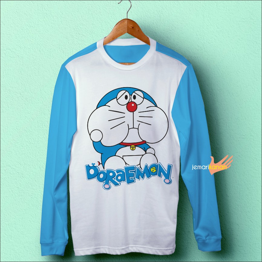  Kaos  Distro Doraemon  Lengan  Panjang  Kaos  Distro Keren