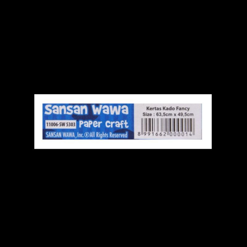 

KERTAS KADO SANWA (SANSAN & WAWA) IMPOR KOREA
