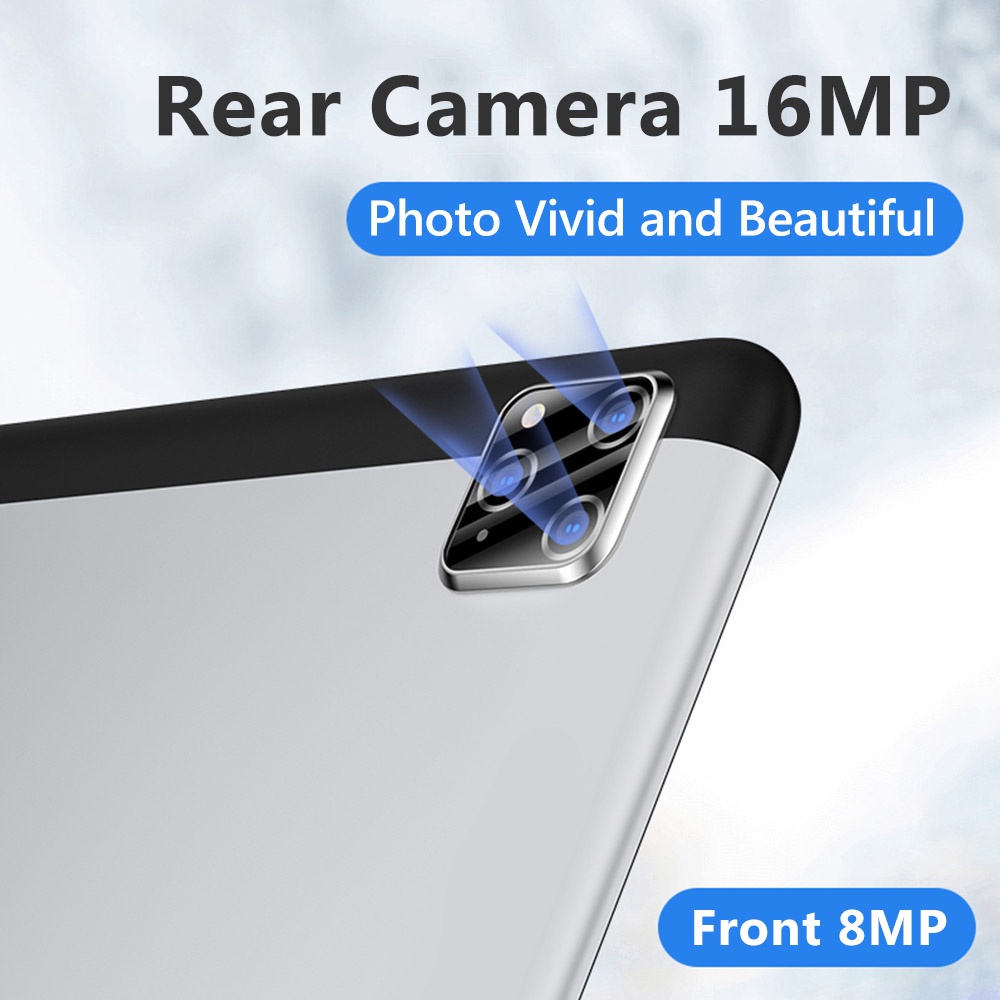 New Tablet PC 8GB + 128GB Tablet PC Android Tablet PC Online Class Tablet PC Support Google/Watch Video/Video Call