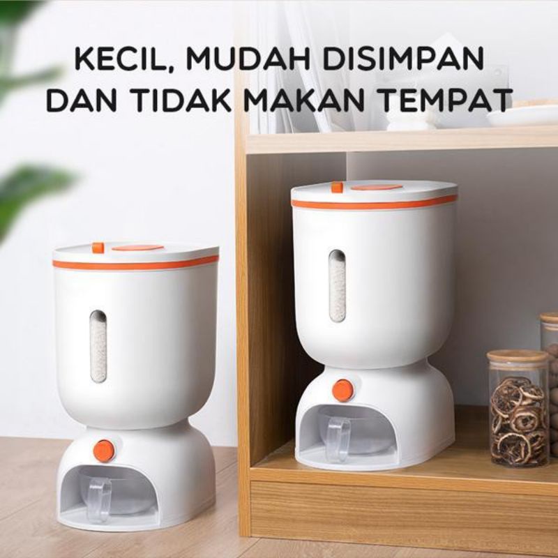 Samono SRB001 Rice Bucket Dispenser Beras Kapasitas 10kg