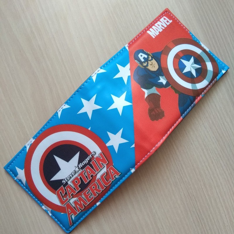 SHOPEE 6.6 SUPER SALE!! Dompet Anak Karakter Super Hero Murah Meriah Avenger Spiderman Batman Transformer Captain America