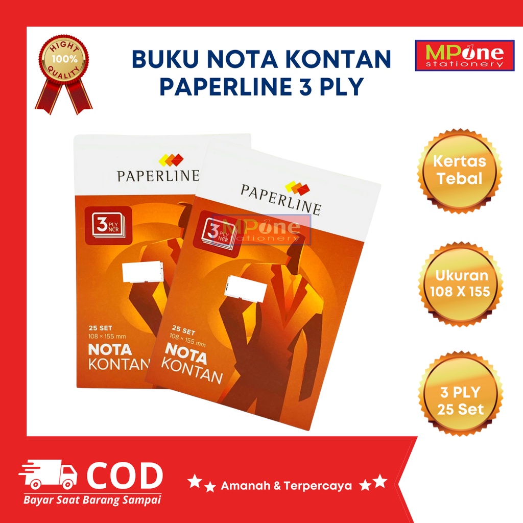 Jual Nota Kontan Ply Nota Kontan Paperline Nota Transaksi