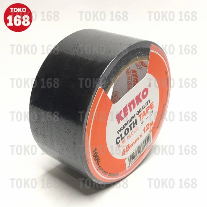 

KENKO Cloth Tape / Lakban Kain Hitam 48mm (PCS)