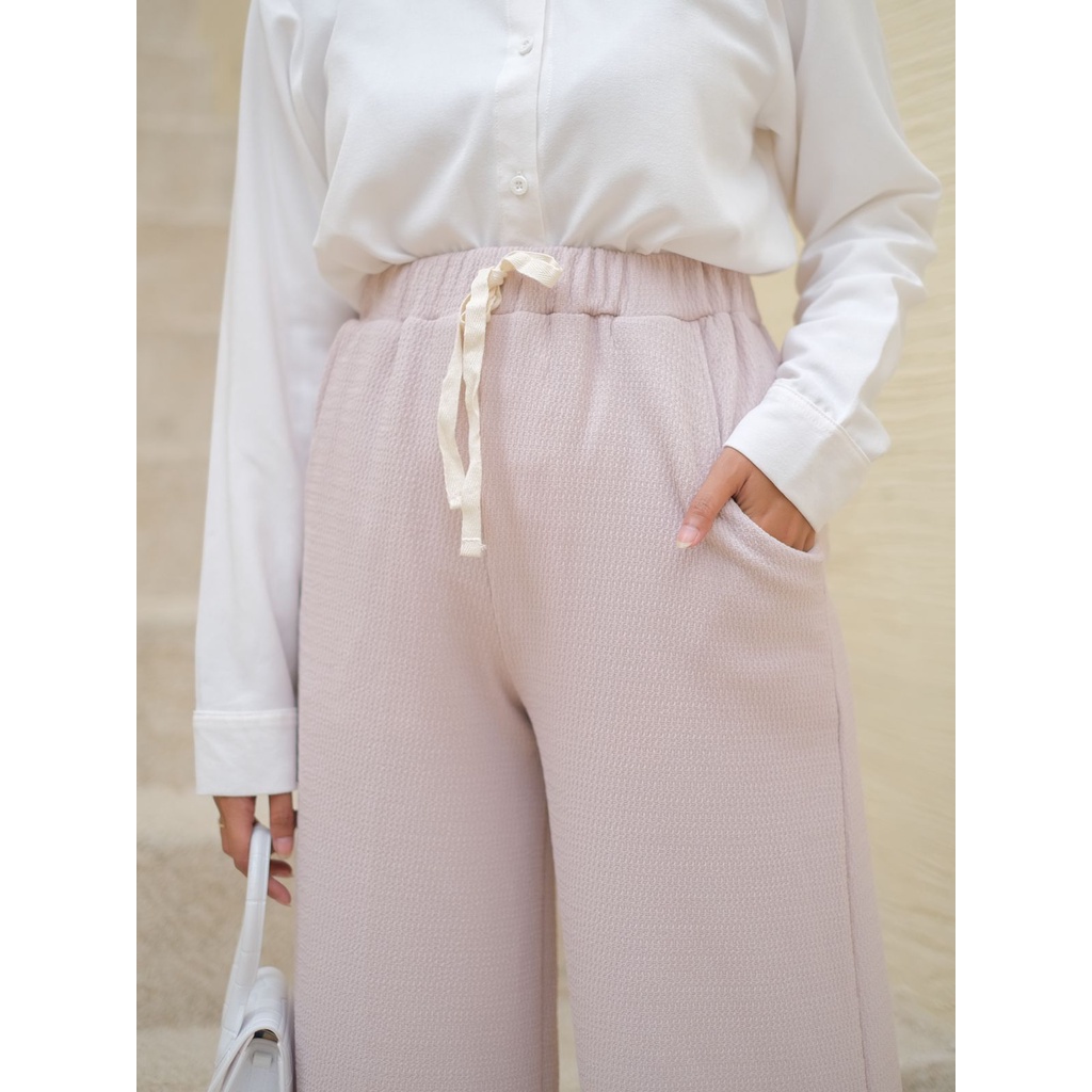 CELANA PANJANG WANITA BUNA KNIT LONG PANTS