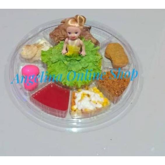 ➼ Mika Tumpeng Mini 8 Sekat Isi 20 pcs ○