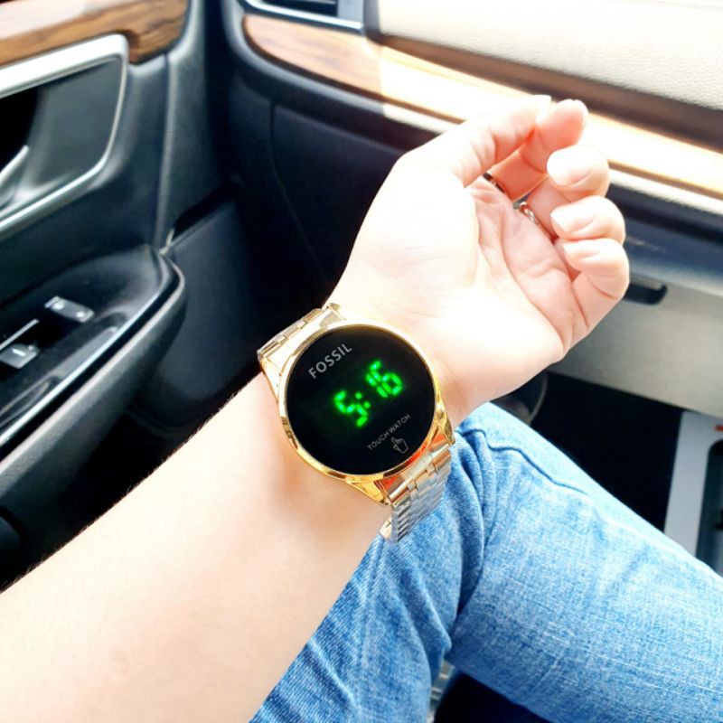 jam tangan rantai wanita touch screen