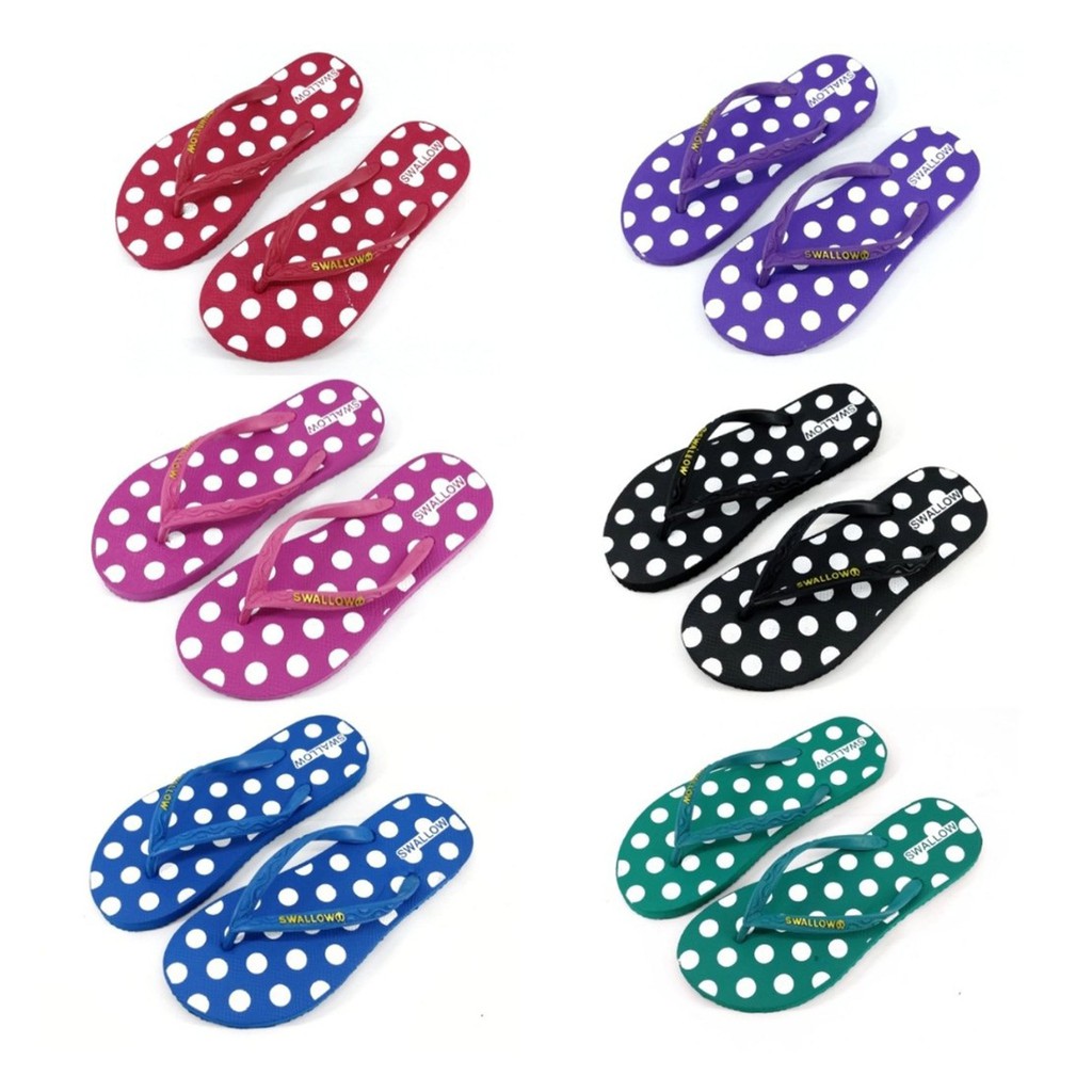 SANDAL JEPIT SWALLOW NICE POLOS, MOTIF POLKADOT