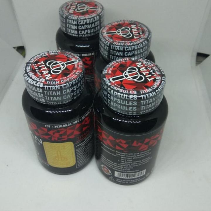 Bagus! TITAN KAPSUL ORIGINAL 100% PEMBESAR VITAL PRIA PATEN SUDAH TERBUKTI KHASIATNYA TITAN CAPSULE