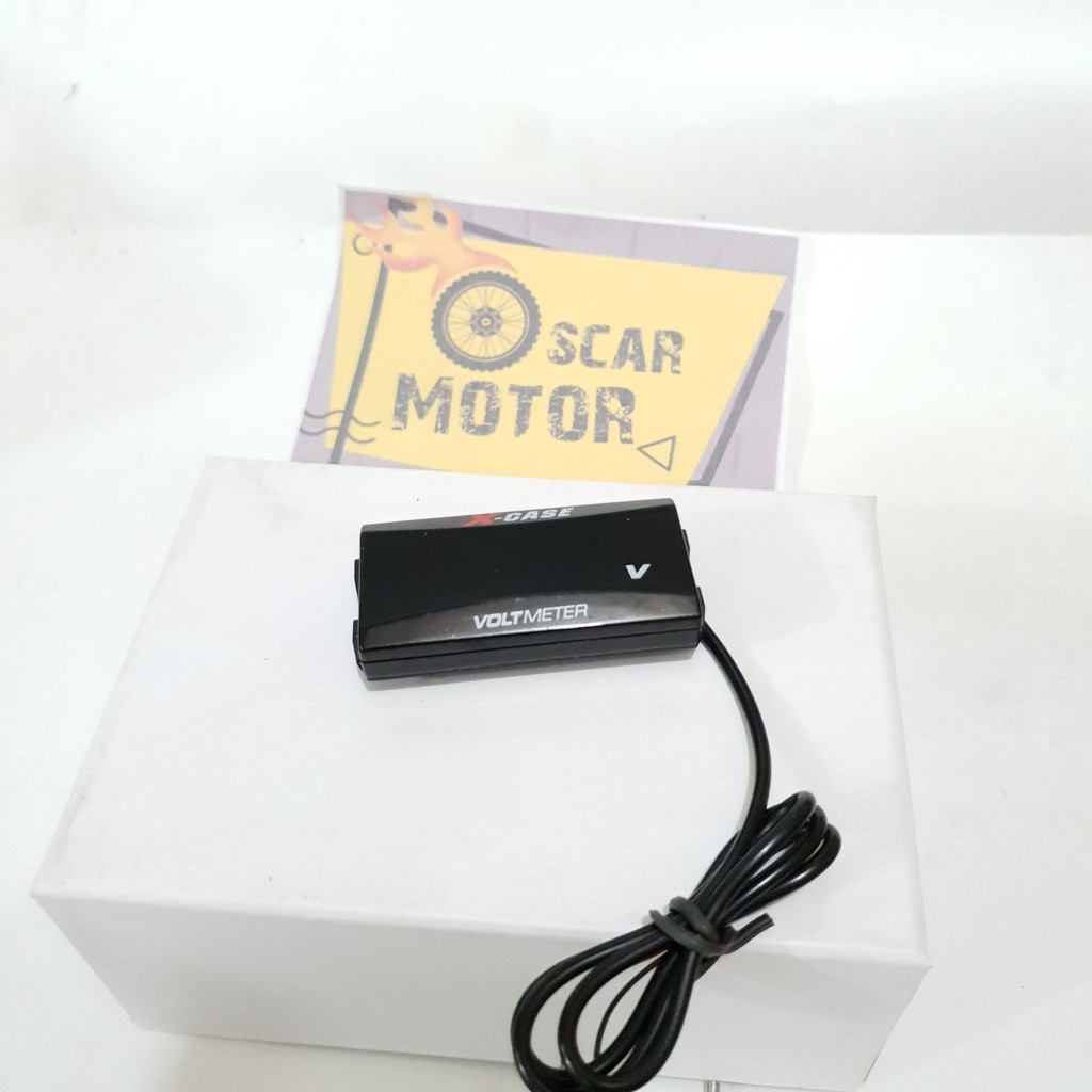 Voltmeter Ukur Aki Digital Volt meter Km AC DC Variasi Walterpof Universal semua motor motor