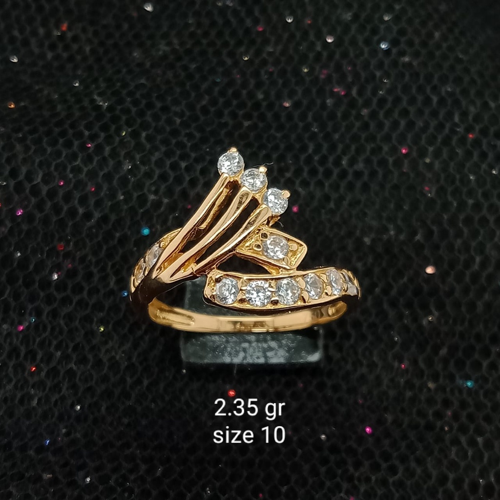 Cincin Emas 17K - 2.35 gr Kadar 750 - 28