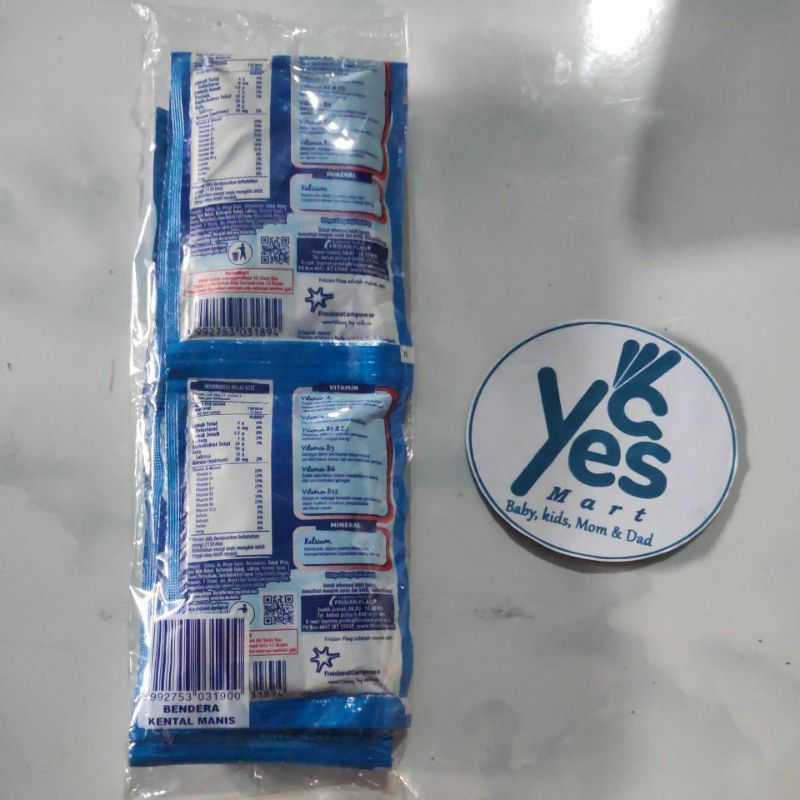 COD Susu Kental Manis 1 Park 6 PCS Sachet Bendera Frisian Flag 40g Lemak Nabati