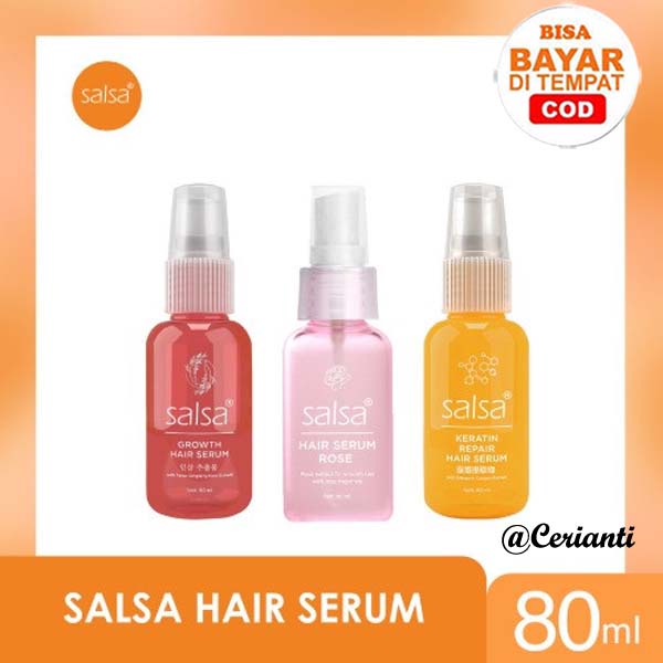 Salsa Hair Serum Rose Spray | Serum Rambut | Hijab Friendly 80 ML