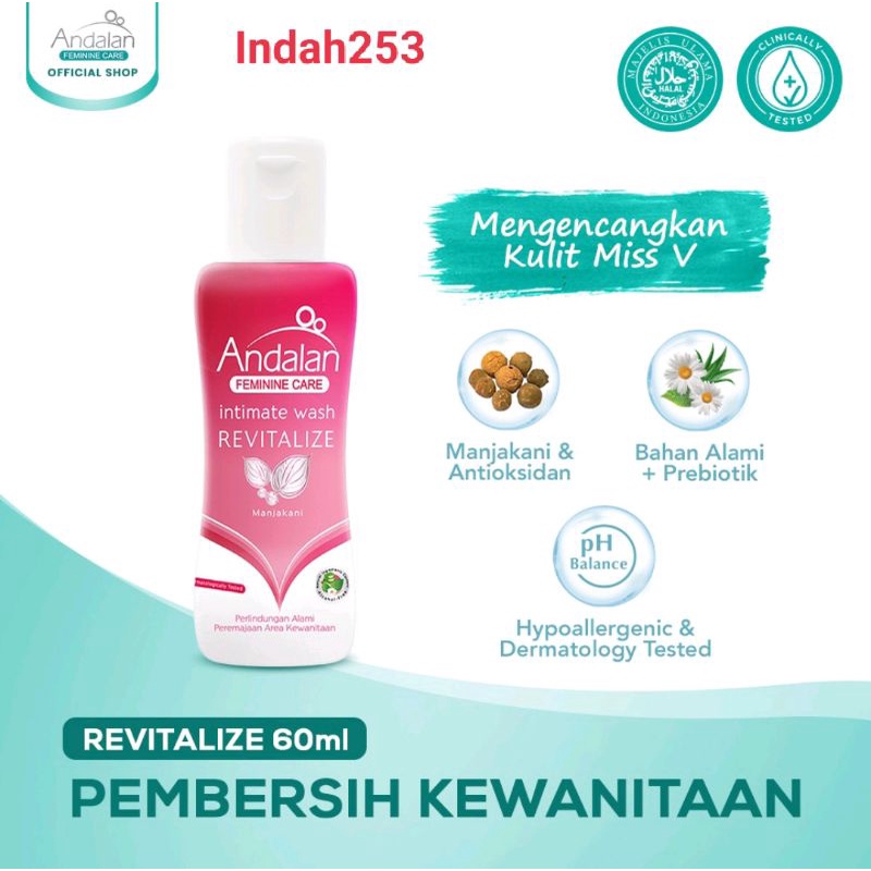 Andalan Feminine Care - Revitalize Pembersih Kewanitaan