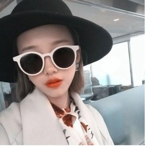 ☛TK☚ Kacamata Korea Fashion Versi Baru Hitam Wanita Kaca mata Retro Bingkai Import Murah COD R178