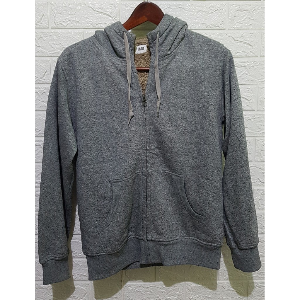 Uniqlo Sherpa Zipper Hoodie Unisex Preloved Second