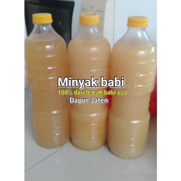 

Minyak babi murni 100% 1 Liter