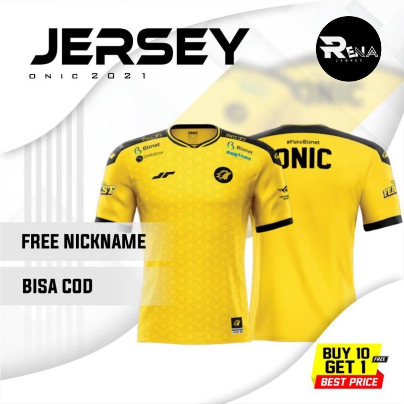 jersey onic 2021 free nickname