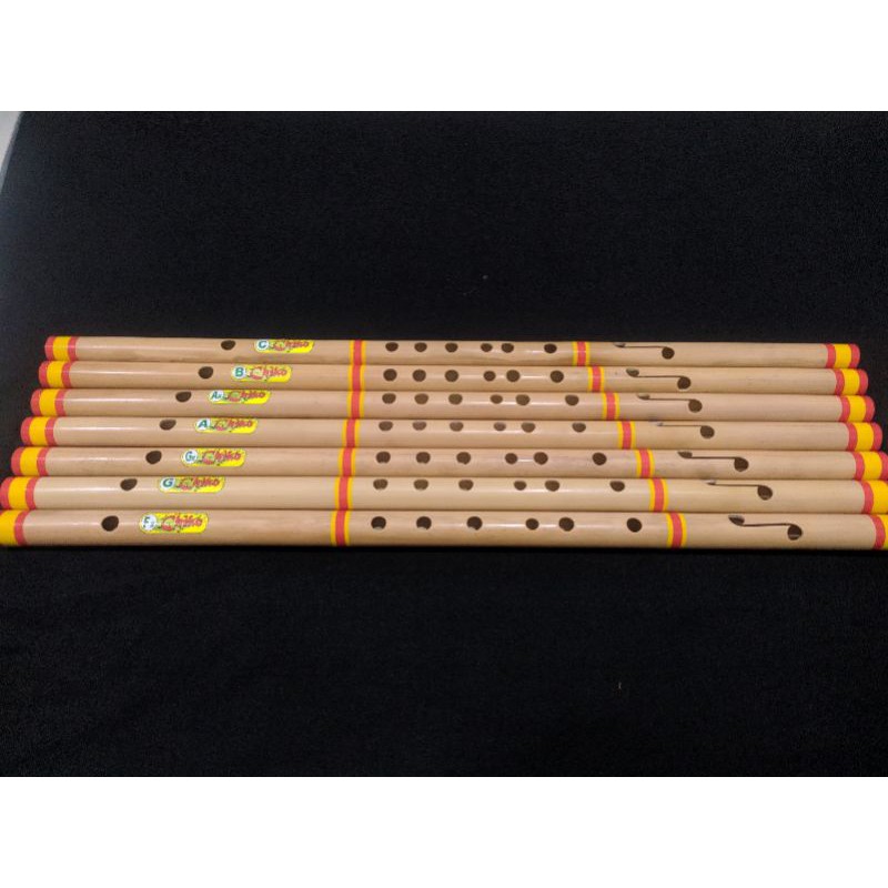 Jual COD suling bambu dangdut eceran nada flat keyboard Indonesia ...
