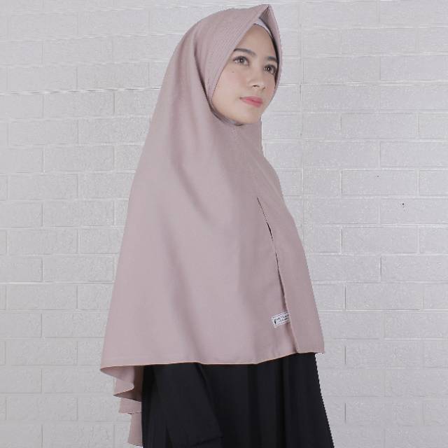 Khimar pad belah tengah khimar syar'i 75×100