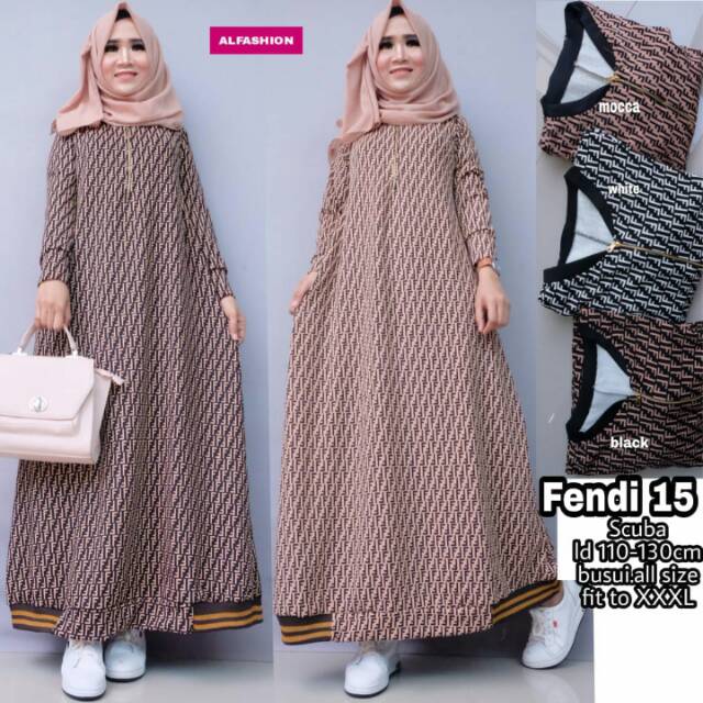 Fendi 15 maxi gamis fendi