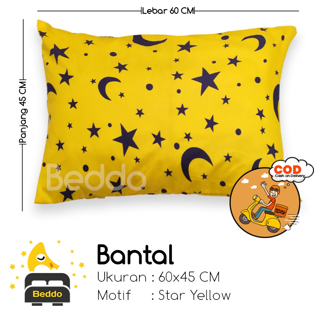 Sarung Bantal Motif Acak Polos Karakter Dewasa Abstrak Ukuran 60x45cm