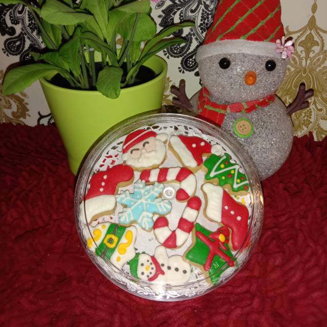 

Cookies Natal isi 28 pcs toples bulat