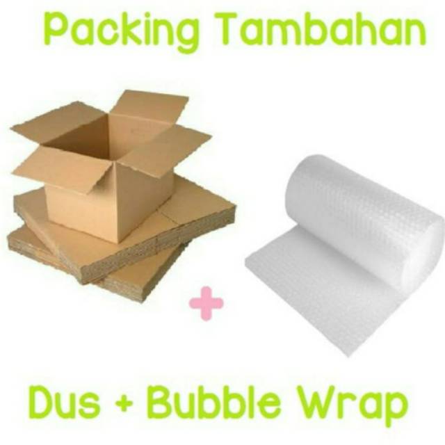 

Wajib Packing Bubble dan kardus