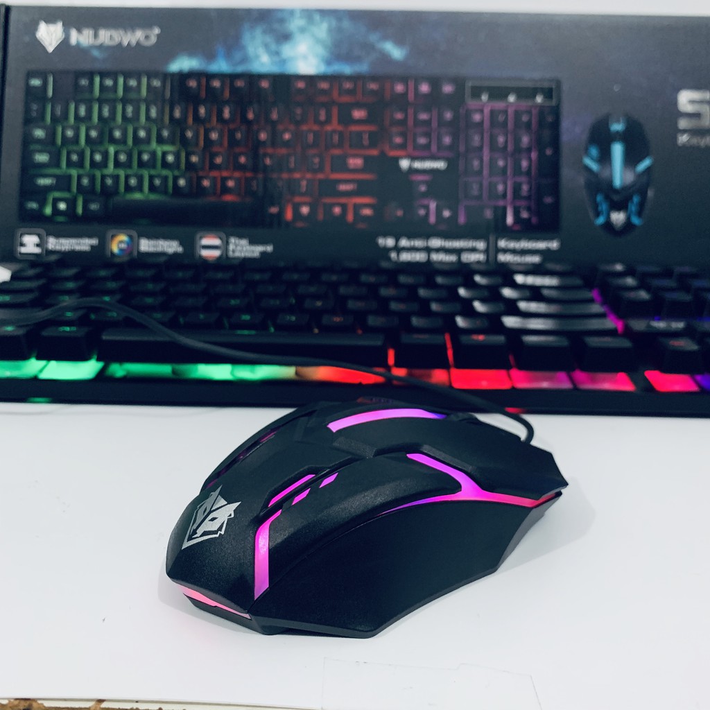 Paket Gaming Keyboard &amp; mouse Nubwo NKM 623 Savitar Anti Ghosting