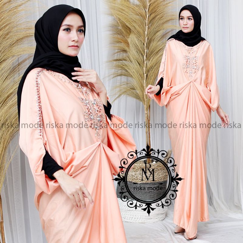 Terlarisss gamis kaftan nira//baju kaftan lebaran//kaftan modern