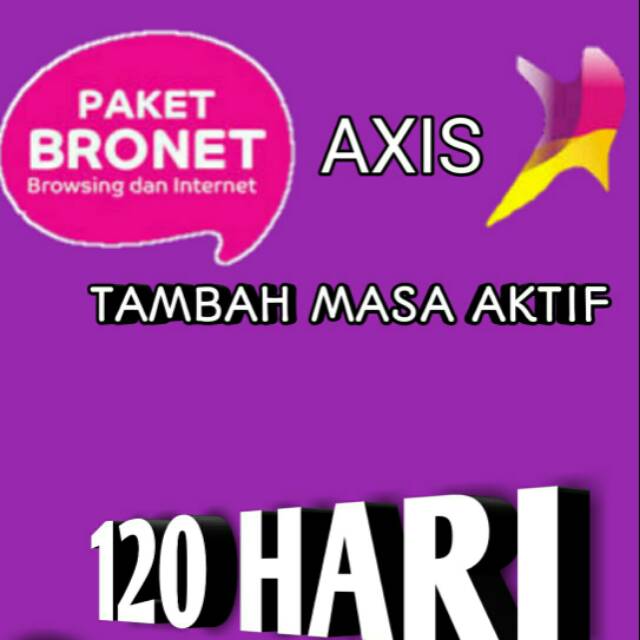 Tambah masa aktif data AXIS 120 hari