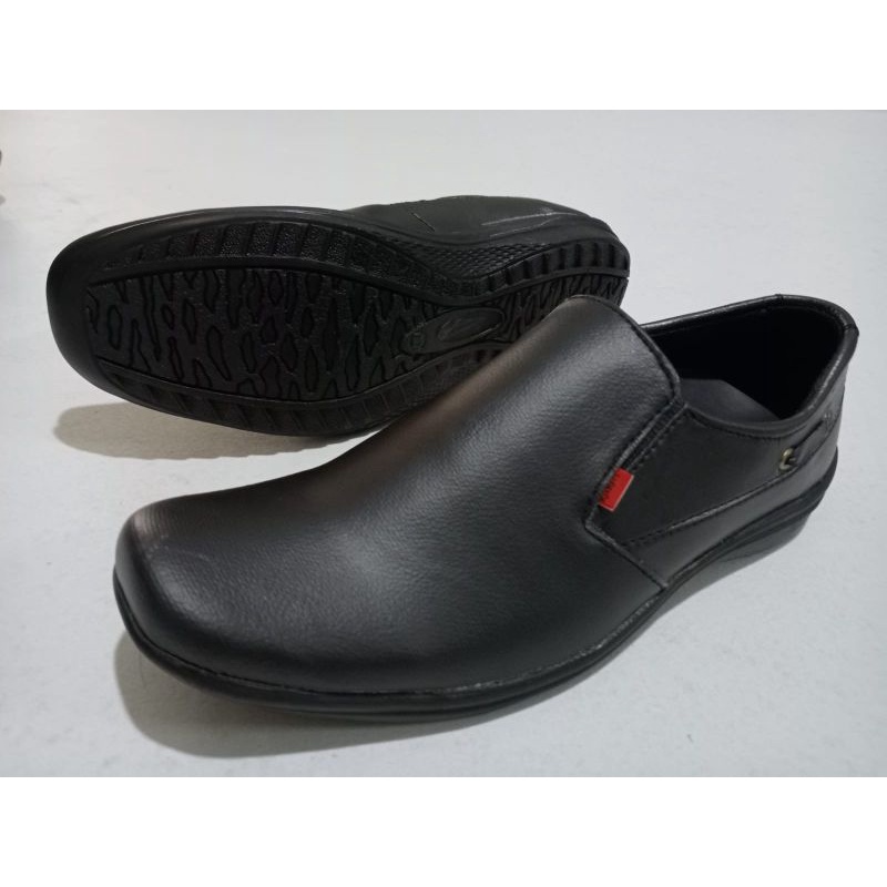 sepatu pria hitam pantopel pormal dan casual/sepatu kantoran/sepatu kerja hitam