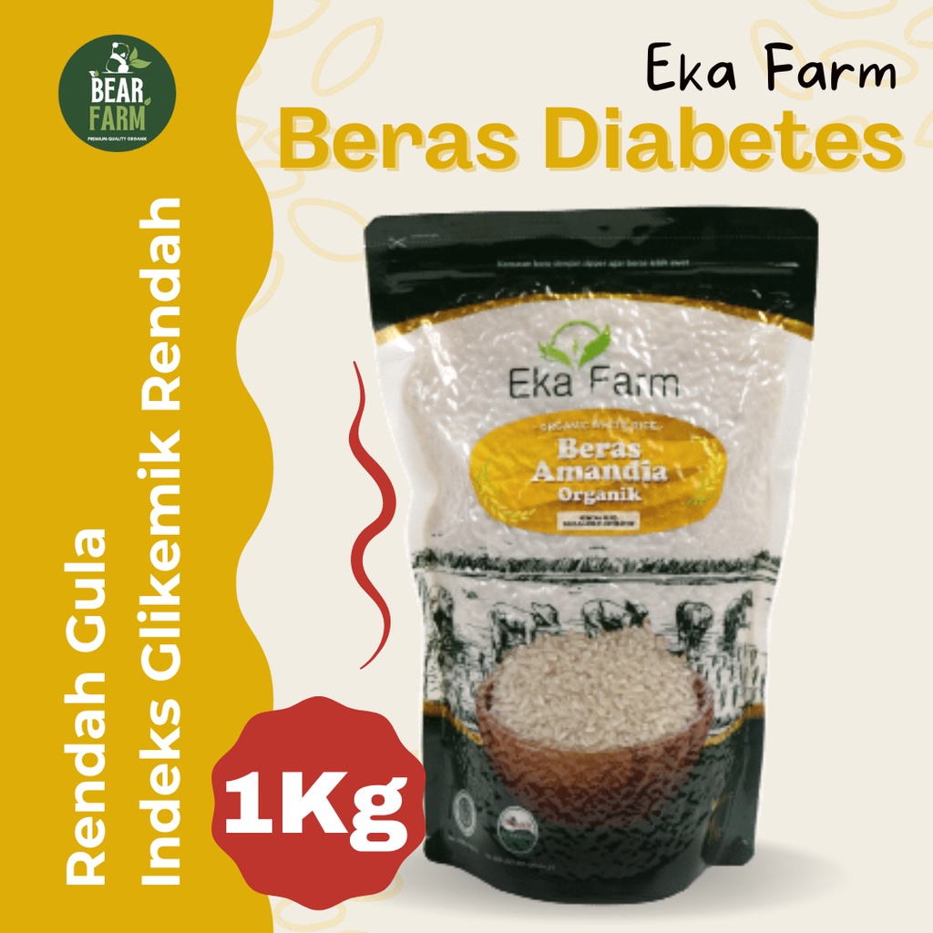 

BERAS DIABETES ORGANIK Eka Farm 1Kg